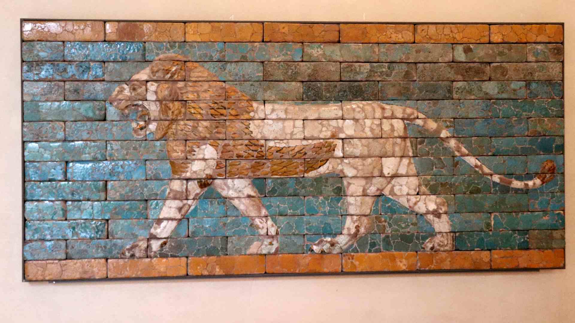 Lion à Babylone (porte d'Ishtar) - British Museum  - Photo P. Vauclair