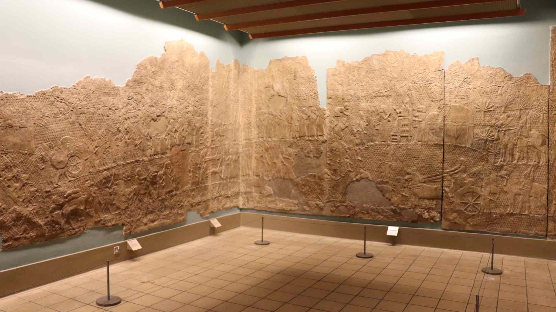 Fresque de la prise de Lakish, Palais Senakhérib - British Museum - Photo P. Vauclair