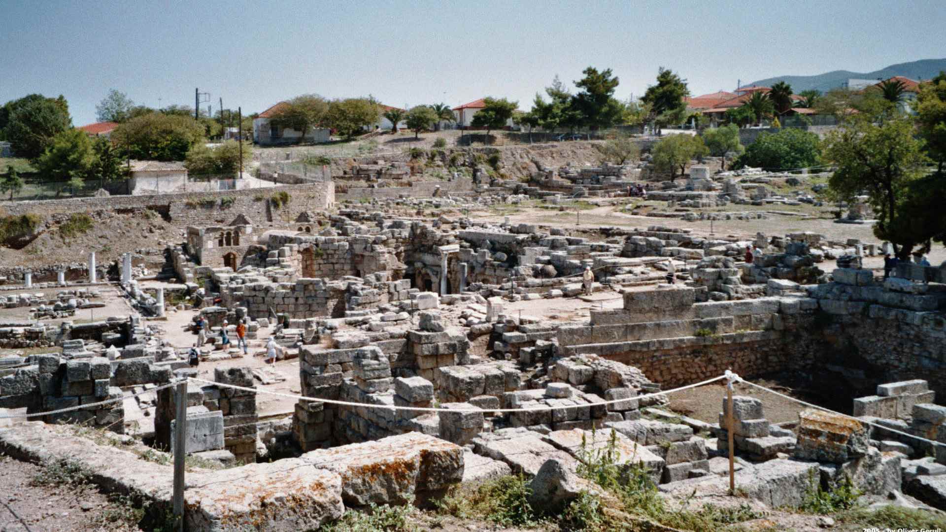 Ruines de l'antique Corinthe - Domaine public