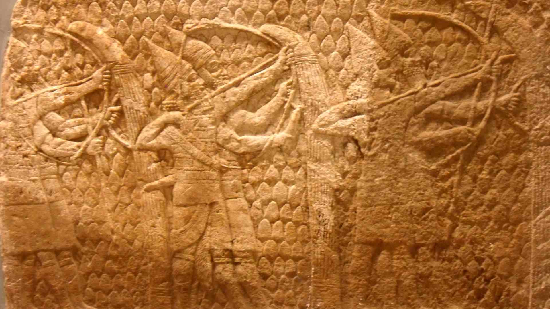 Archers assyriens - Palais de Ninive - British Museum - Photo P. Vauclair