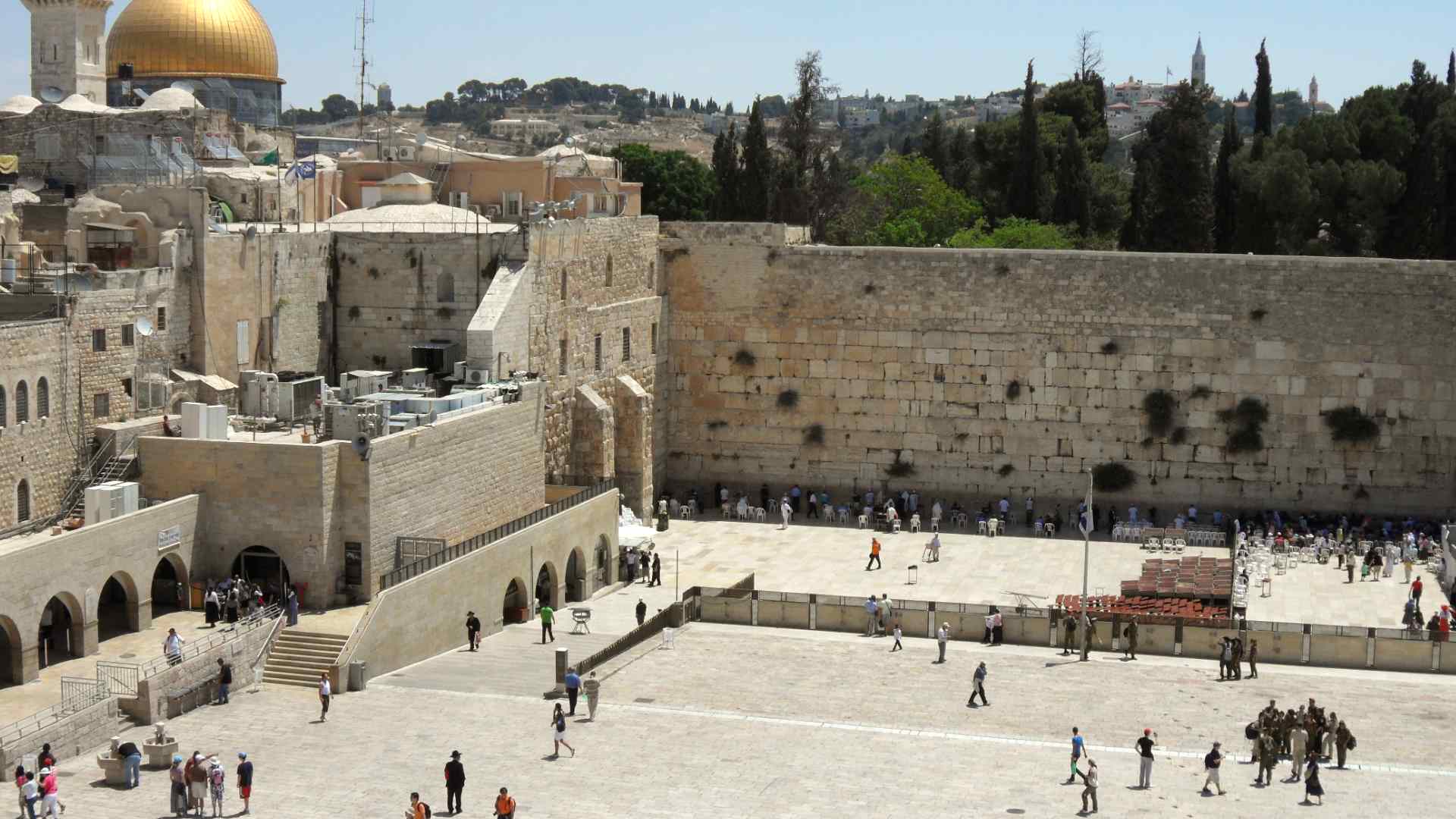 Kotel, ou Mur Ouest de soutènement de l'ancienne esplanade du Temple - Jérusalem - Photo P. Vauclair