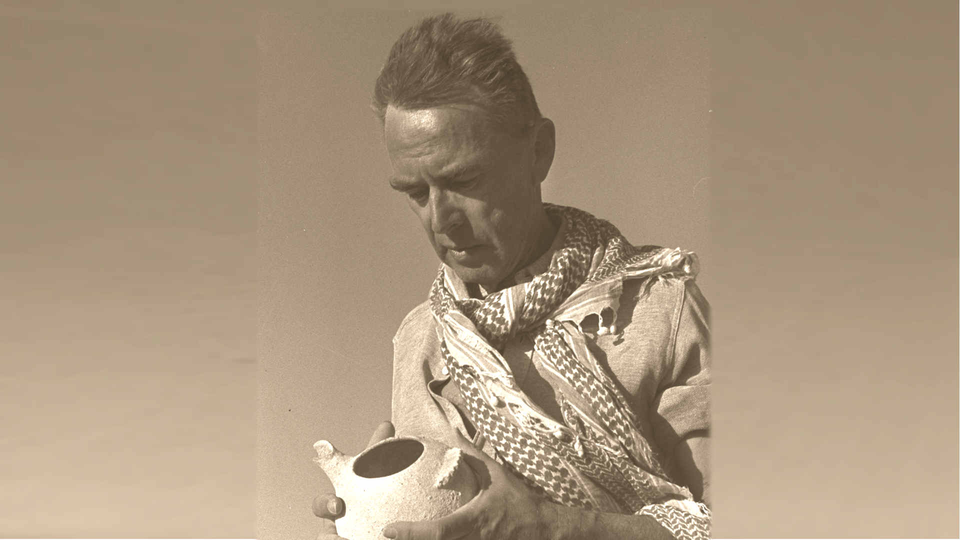 Nelson Glueck, archéologue - 1956