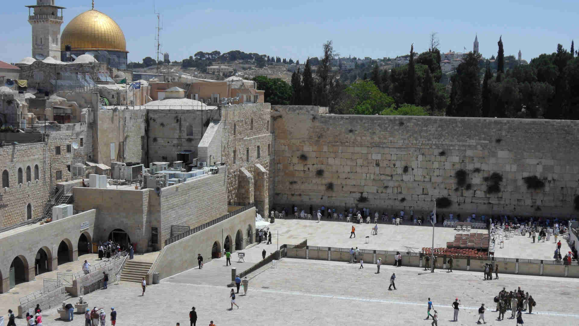 Portion du Mur ouest - ou Kotel - Jérusalem - Photo P. Vauclair