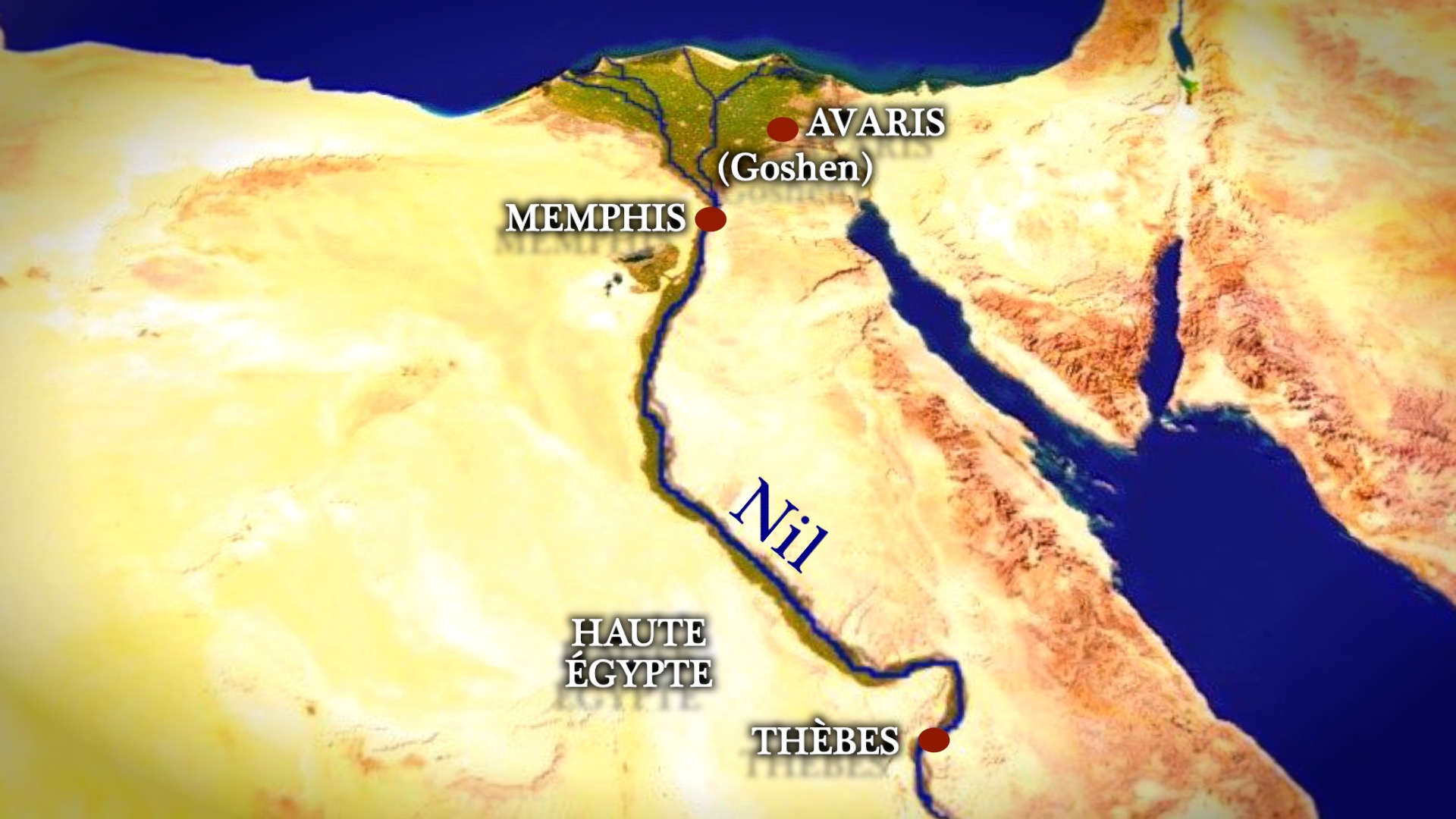 Carte Egypte